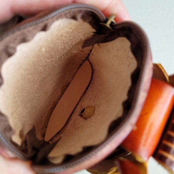 Horse Leather Wristlet Wallet Change Coin Purse Zip Closure Charm Western Pony - Picture 6 of 16